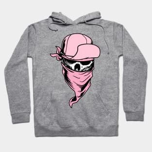 Pink Skull Hat Hoodie